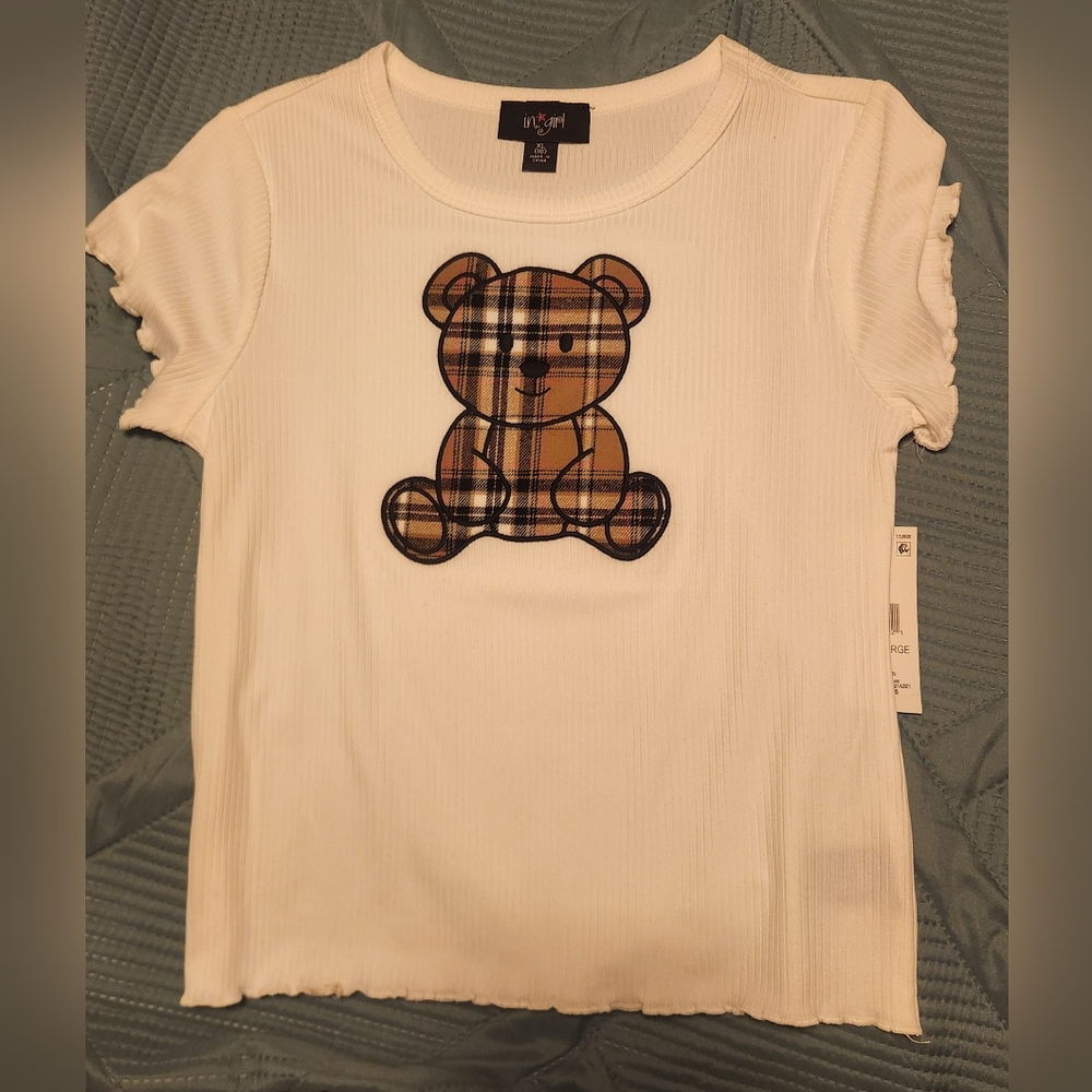 NWT Ribbed shirt with flannel bwar